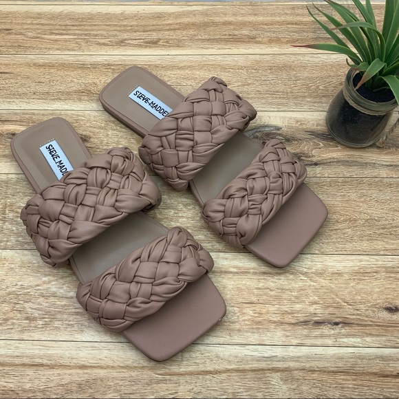 Steve Madden Merrin Woven Sandal sz 8 - Picture 2 of 9